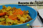 Receta de Lasaña con Hamburguesa y Vegetales | @yosoymamipr