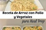 Receta de Arroz con Pollo y Vegetales para Meal Prep | @yosoymamipr