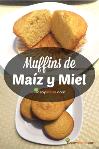 Receta de Muffins de Maiz y Miel | yosoymami.com